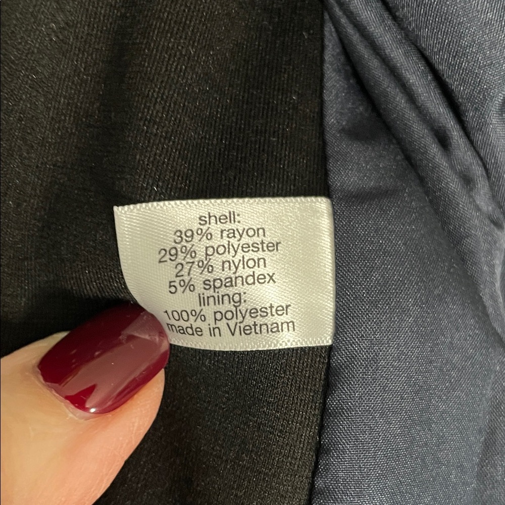 Lane Bryant Dark Blue Blazer with Gold Buttons - Picture 6 of 11